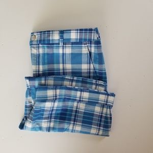 L-RL Lauren Active Plaid Bermuda Short 10